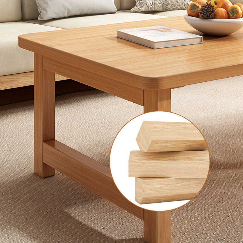 Minimalist Foldable Solid Wood Coffee Table