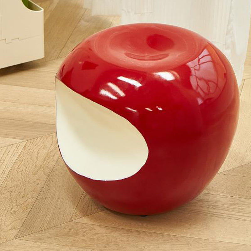 Modern Art Deco Apple Round Resin Chair