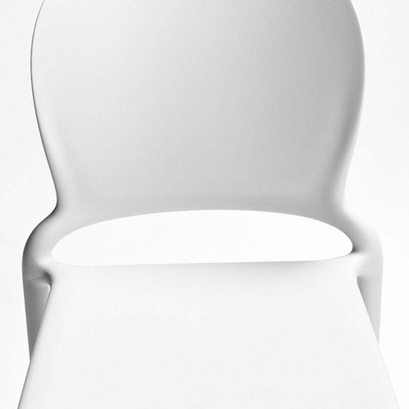 Nordic Curved Armless Dining Chair