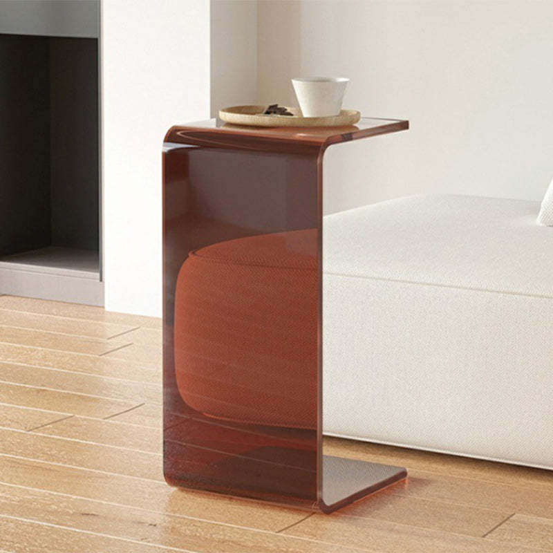 Minimalist Rectangular Acrylic Side Table