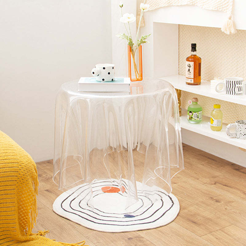 Scandinavian Magic Acrylic Glass End Table — Clear Color
