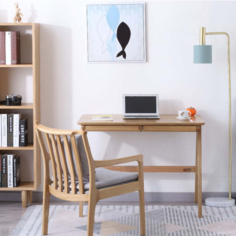 Scandinavian Bent Upholstered Wood Chair