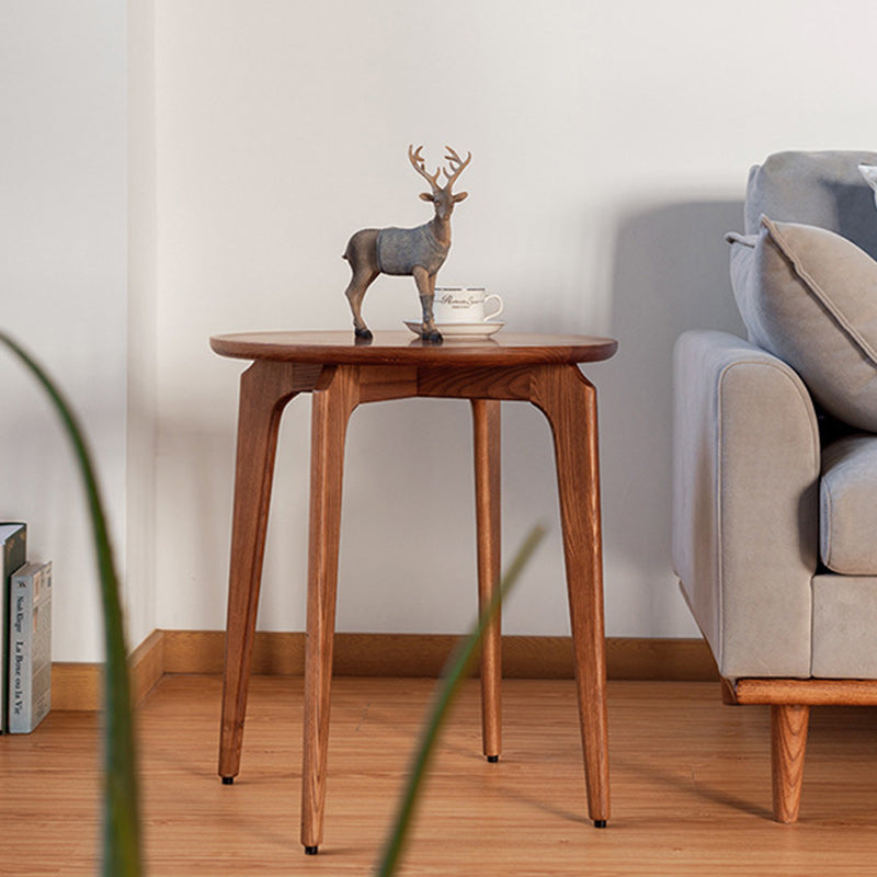 Vintage Round Solid Wood Coffee Table