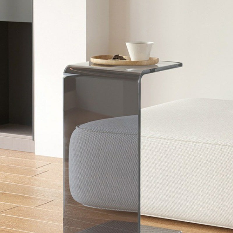 Minimalist Rectangular Acrylic Side Table