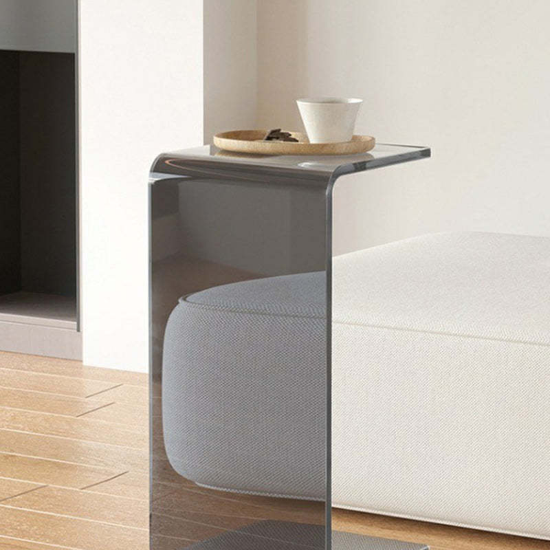 Minimalist Rectangular Acrylic Side Table