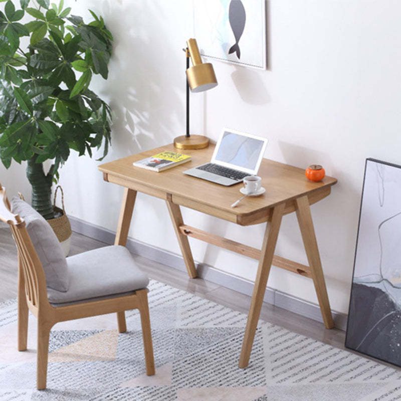 Scandinavian Bent Upholstered Wood Chair