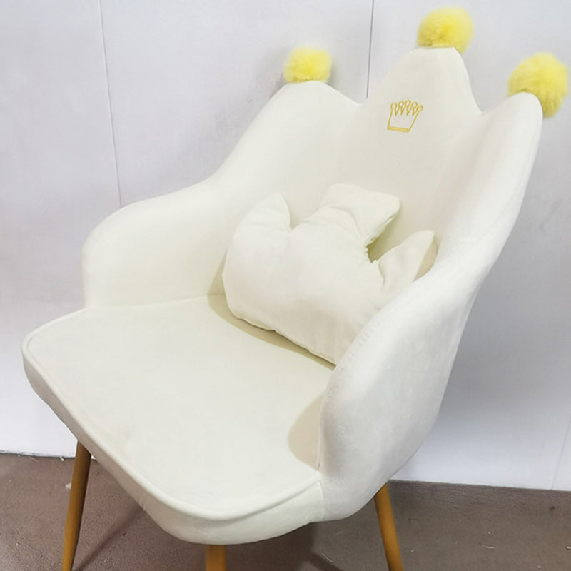 Wood minimalist curved accent chairs