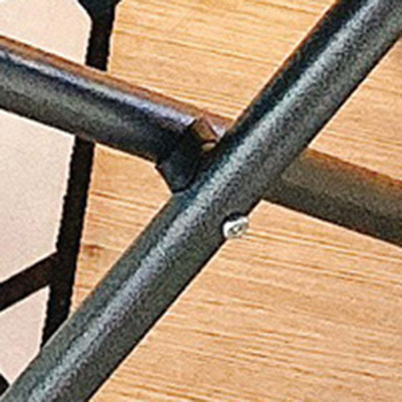 Minimalist Square Fabric Steel Armchair