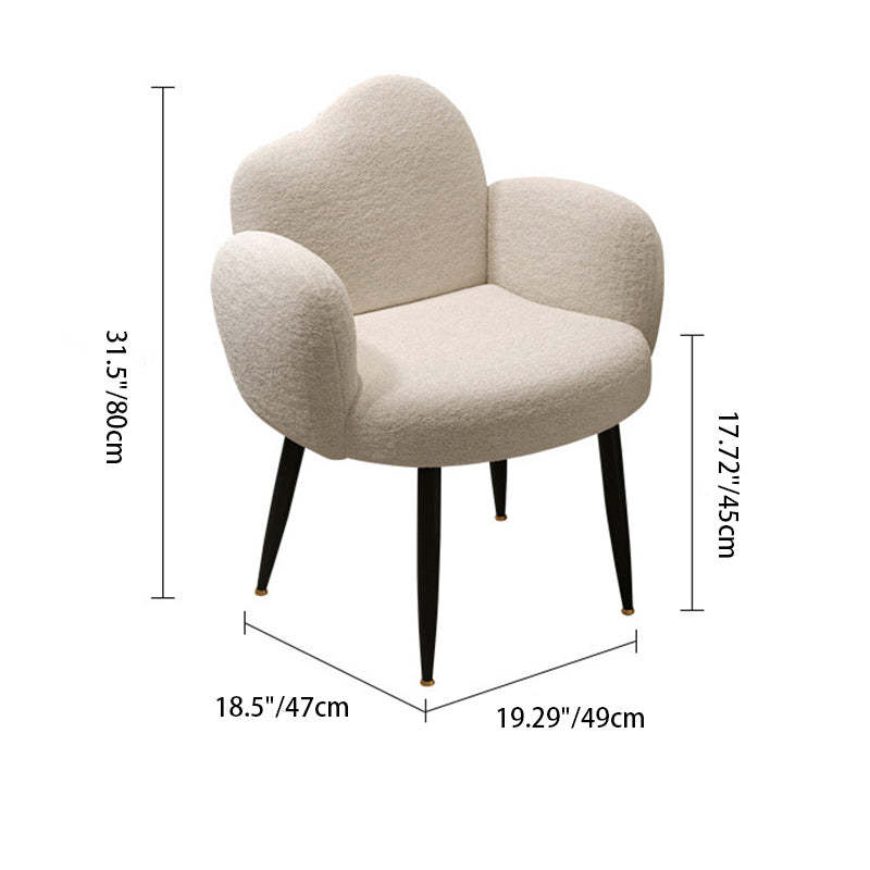Cloud Nylon Steel Vanity Stool — Without Swivel / Green