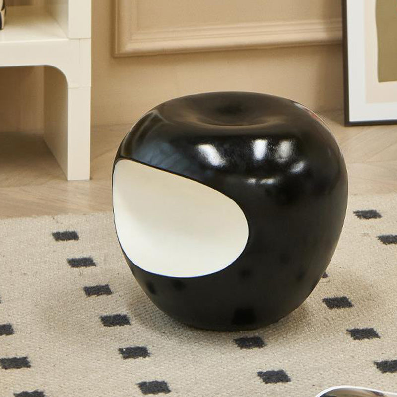 Modern Art Deco Apple Round Resin Chair