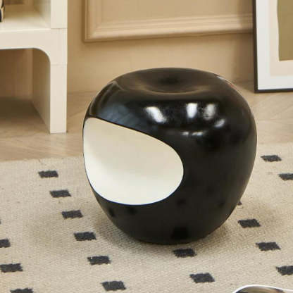 Modern Art Deco Apple Round Resin Chair