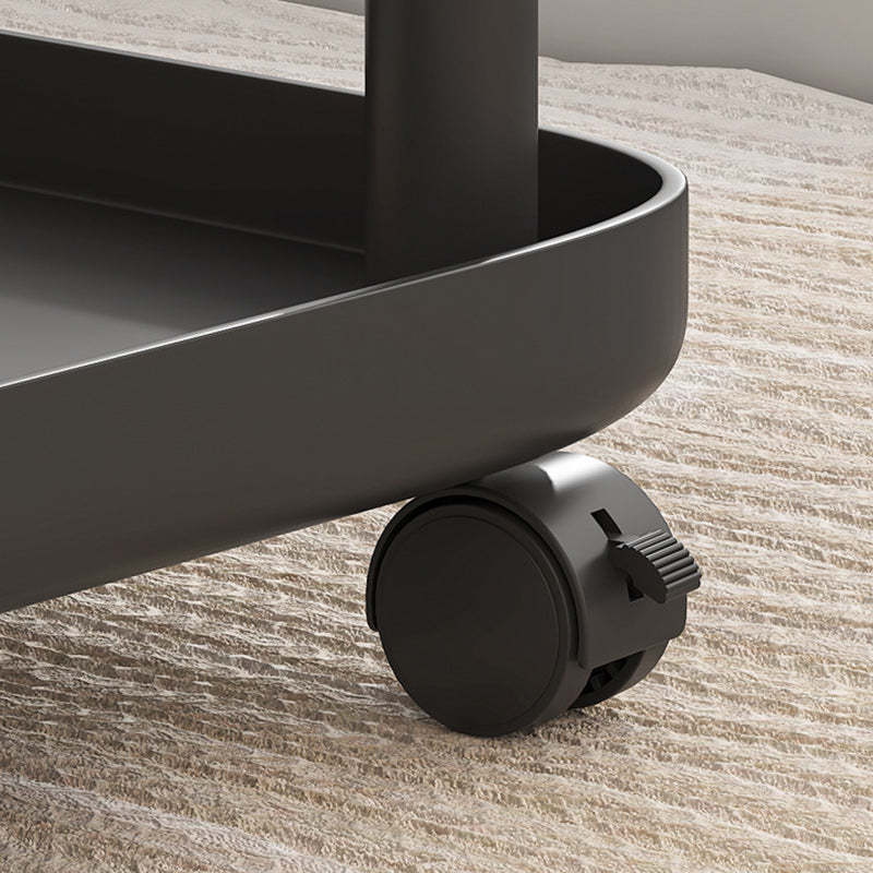 Nordic Square Steel 2-Tier End Table