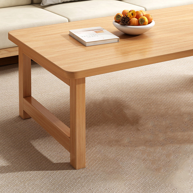 Minimalist Foldable Solid Wood Coffee Table