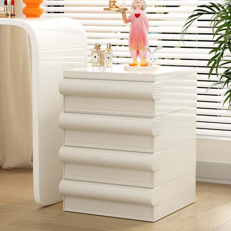 Scandinavian Cubic Movable Nightstand 2/3/4-Drawer — 4 / Other Color Please Contact