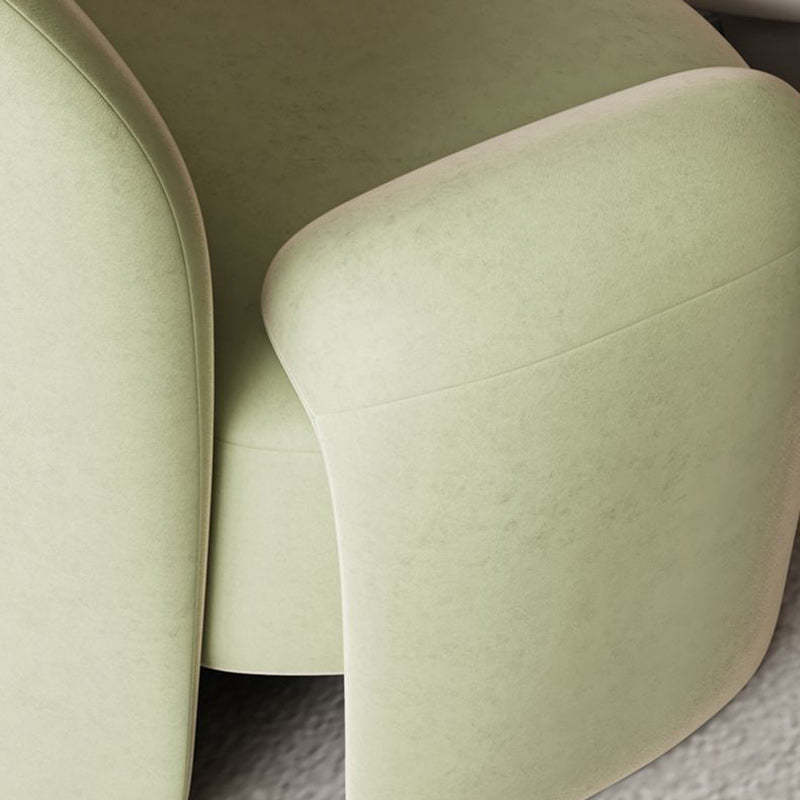 Transitional Wood Latex Accent Chair