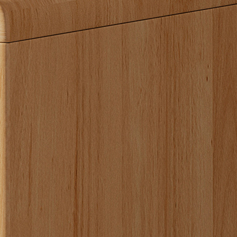 Minimalist Rubberwood Solid Wood Nightstand