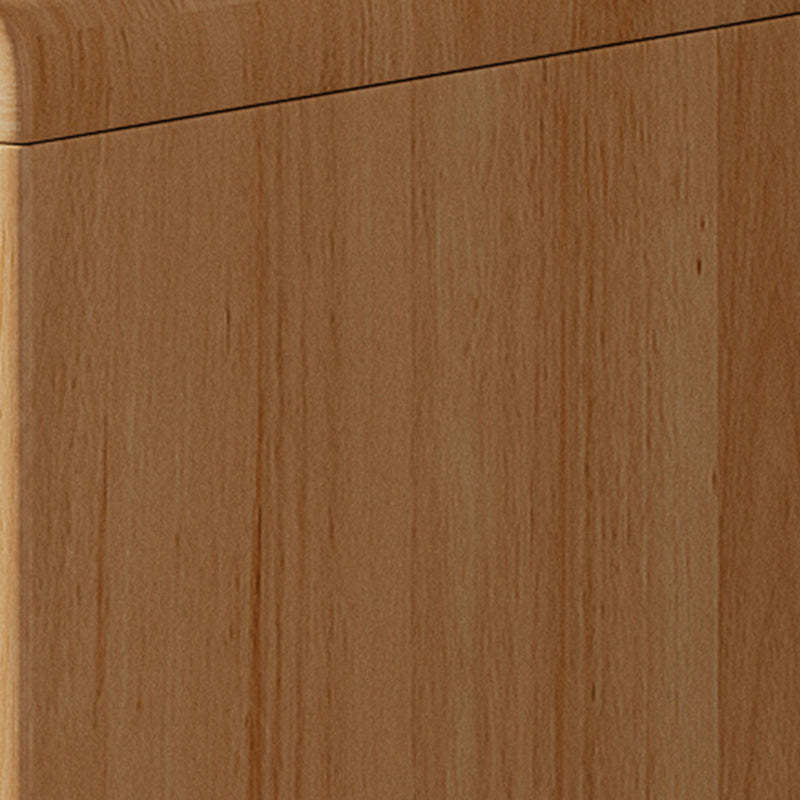 Minimalist Rubberwood Solid Wood Nightstand