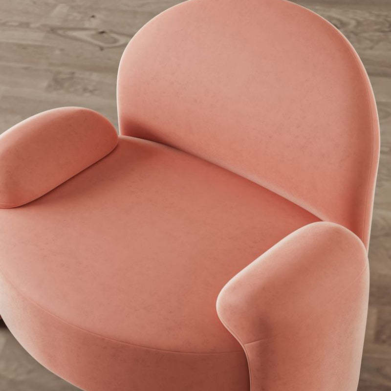 Transitional Wood Latex Accent Chair