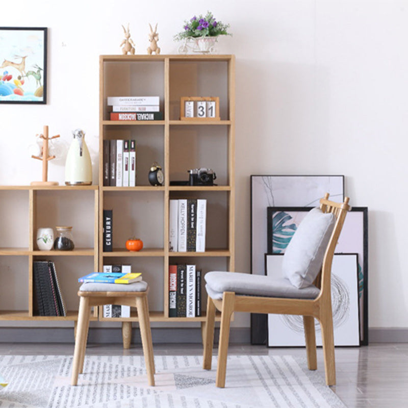 Scandinavian Bent Upholstered Wood Chair