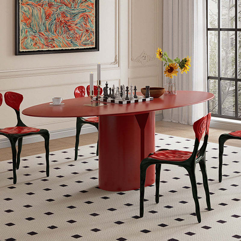 Art Deco Rose FRP Dining Chair