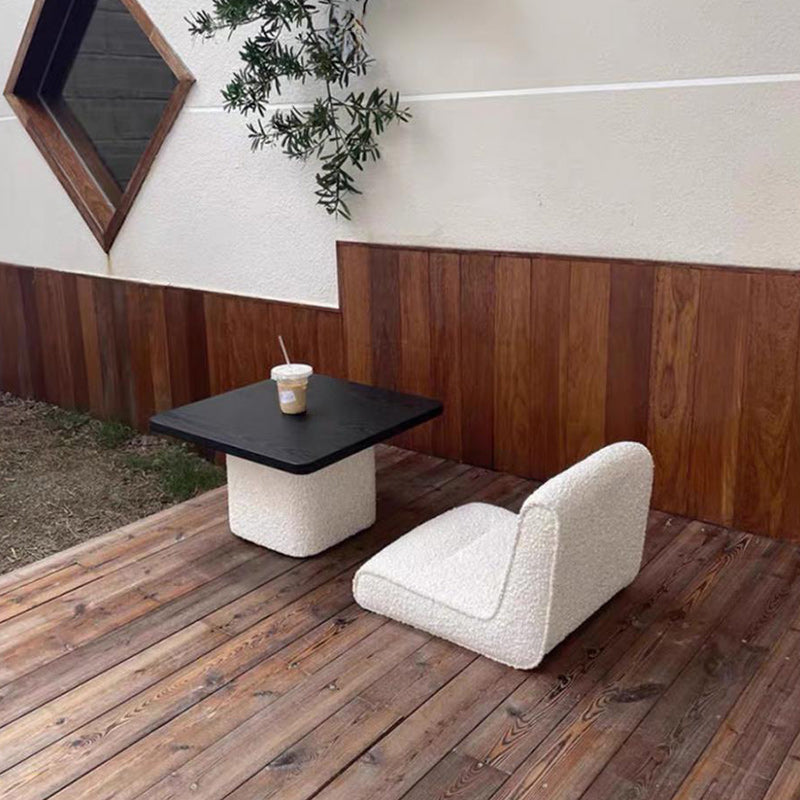 Japanese Square Lambswool Pine Coffee Table