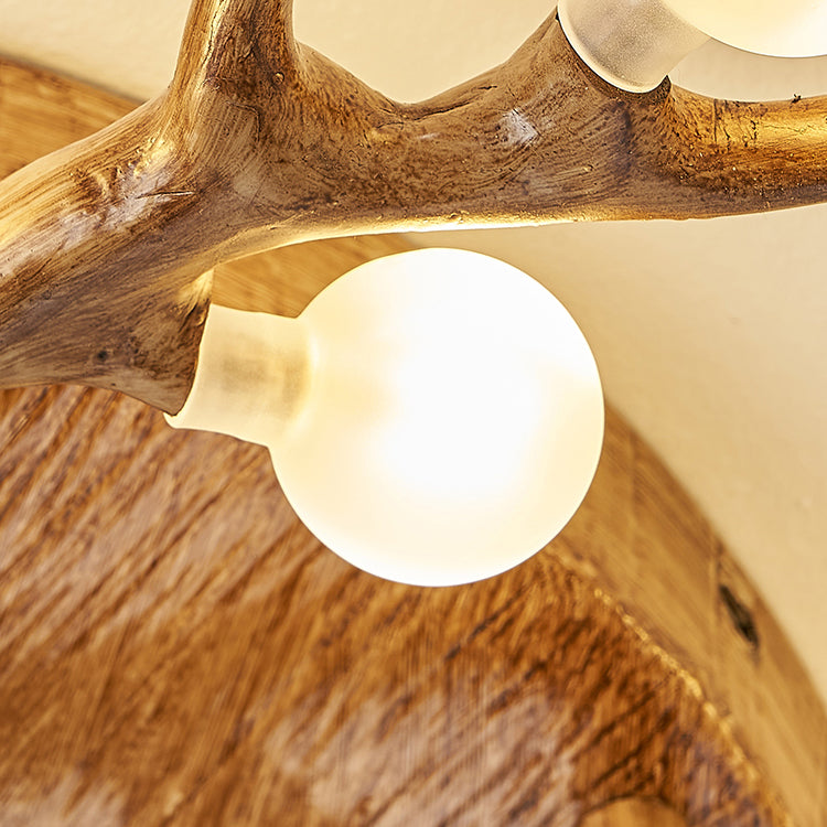 Scandinavian Polymer Branch Ball Ceiling Light