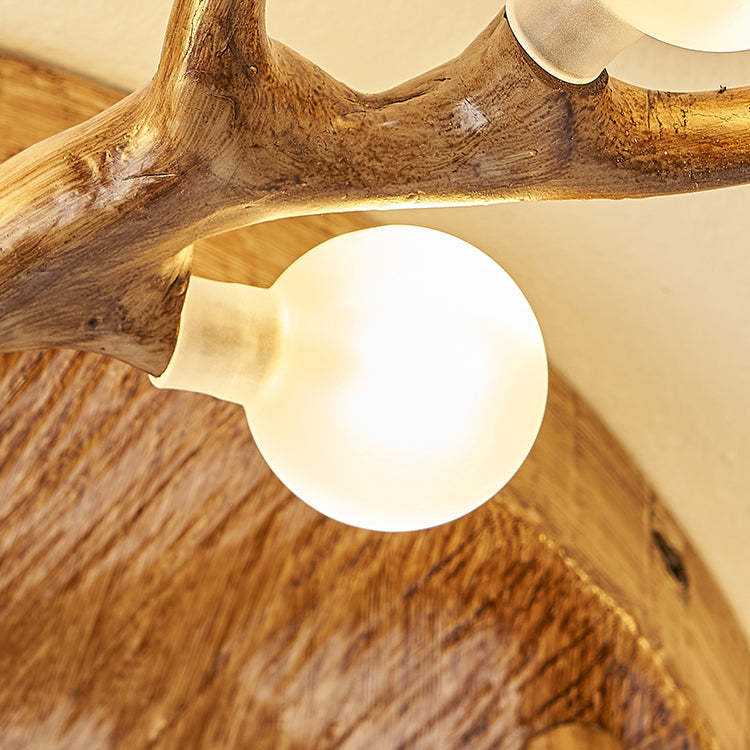 Scandinavian Polymer Branch Ball Ceiling Light