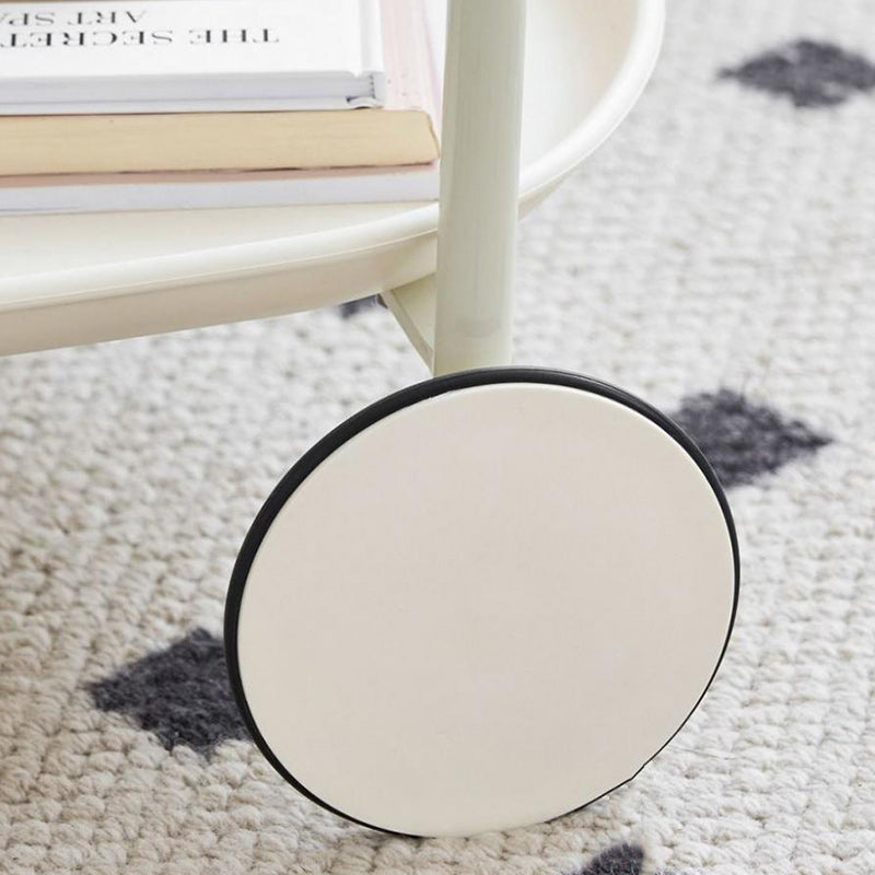 Scandinavian Acrylic Rectangular End Table 2-Tier