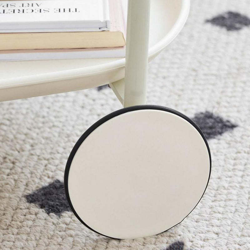 Scandinavian Acrylic Rectangular End Table 2-Tier