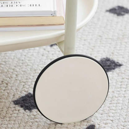 Scandinavian Acrylic Rectangular End Table 2-Tier