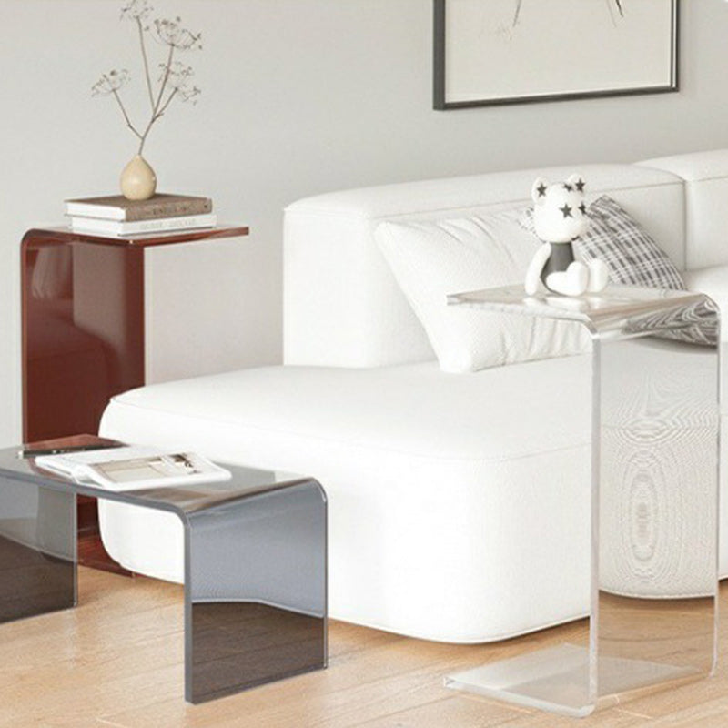 Minimalist Rectangular Acrylic Side Table