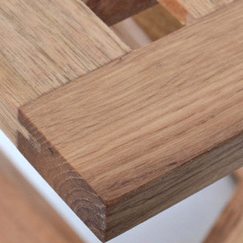 Minimalist Square Solid Wood Collapsible Coffee Table