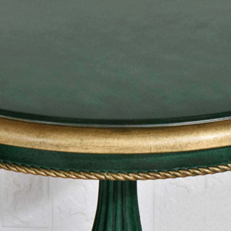 European Carved Birch Engineered Wood Coffee Table Set