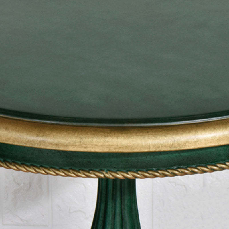 European Carved Birch Engineered Wood Coffee Table Set