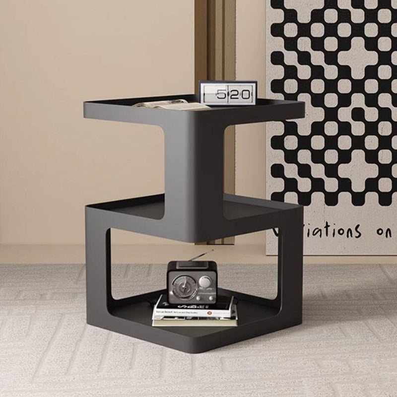 Minimalist Iron 3-Tier Side Table