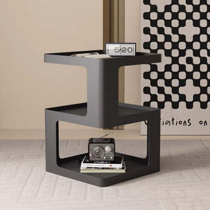 Minimalist Iron 3-Tier Side Table