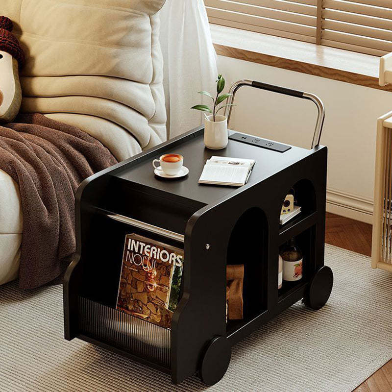 Nordic Trolley Metal Acrylic Side Table