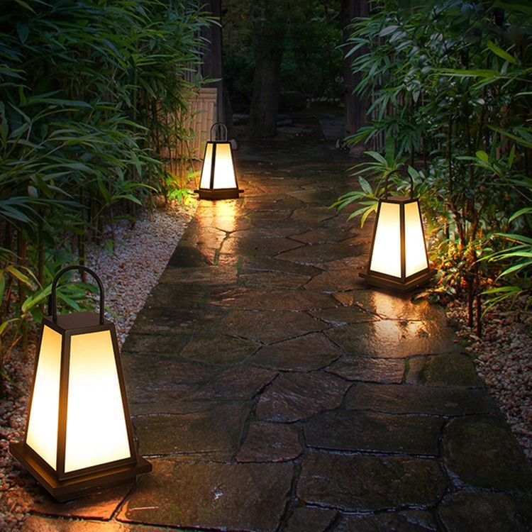Minimalist Solar Acrylic Landscape Light