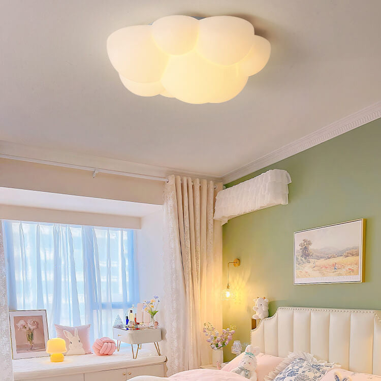 Minimalist Cat Claw Cloud Kids LED Flush Mount