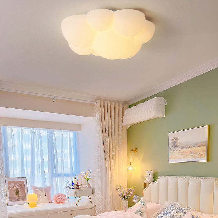 Minimalist Cat Claw Cloud Kids LED Flush Mount