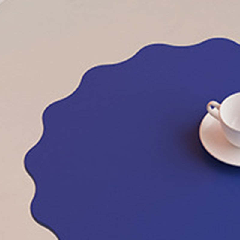 Contemporary Square Wave Iron Coffee Table