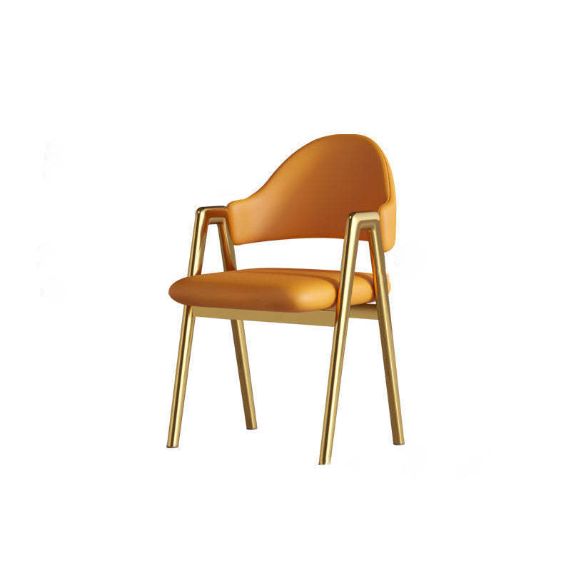 Contemporary Leather Upholstered Dining Chair