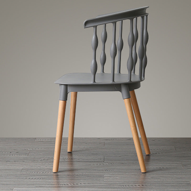 Contemporary Vertical Strip Beechwood Chair