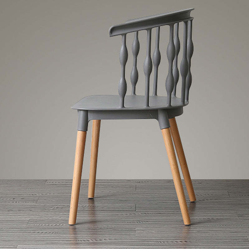 Contemporary Vertical Strip Beechwood Chair