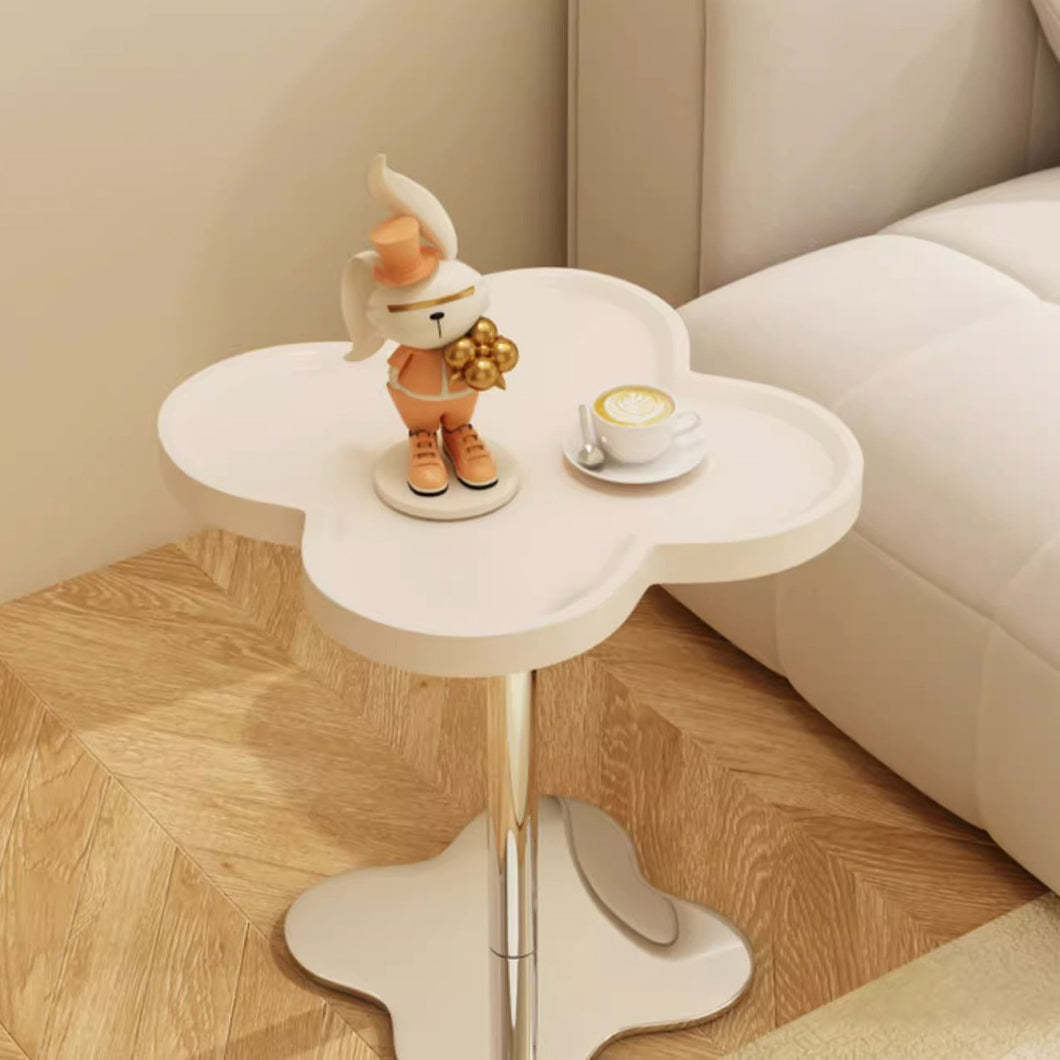 Minimalist Cylinder Petal Glass Coffee Table
