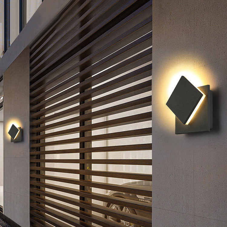 Minimalist Square Flat Geometric LED Wall Sconce