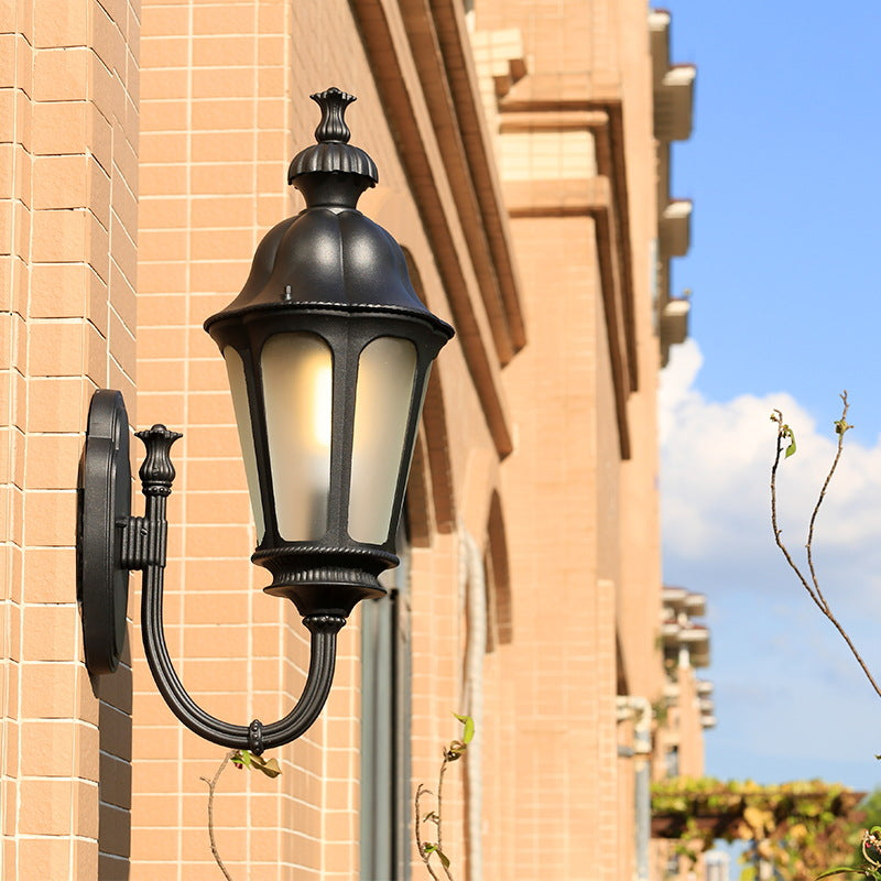 Vintage Aluminum Cylinder Outdoor Wall Light
