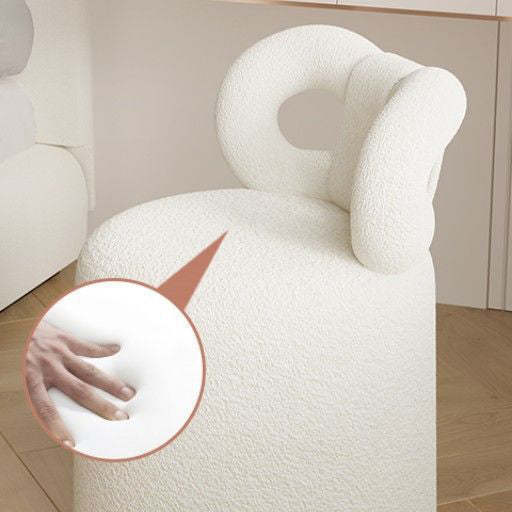 Nordic Lambswool Swivel Butterfly Footstool
