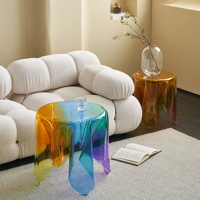 Nordic tablecloth wrinkle wood coffee tables