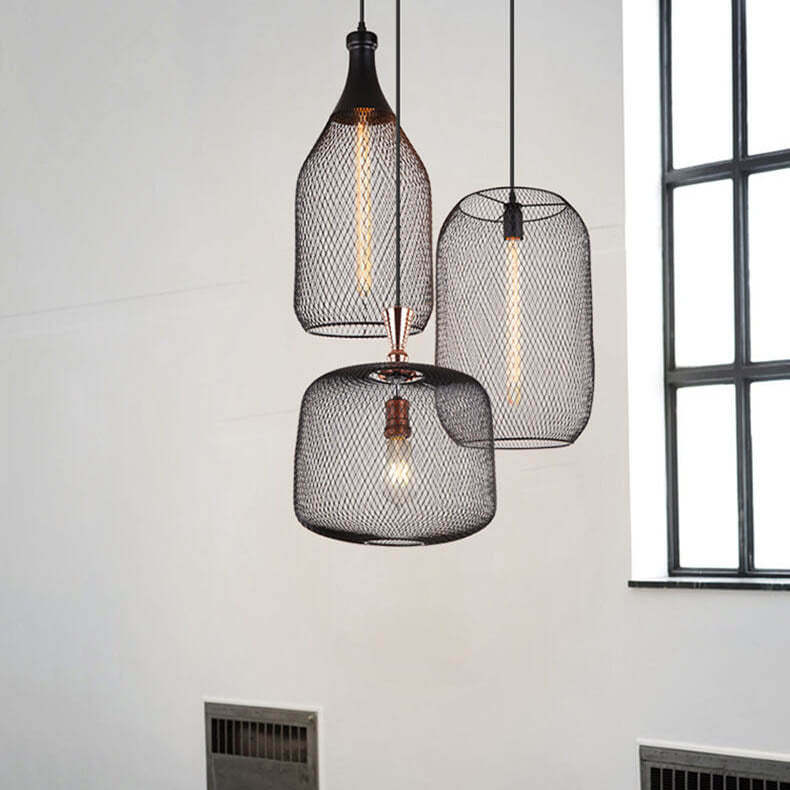 Industrial Cylindrical Pendant Light